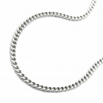Halskette Kette, silberne Panzerkette Silber 925 36cm