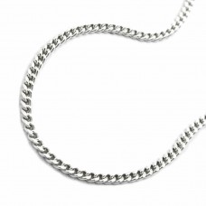 Halskette Kette, silberne Panzerkette Silber 925 42cm